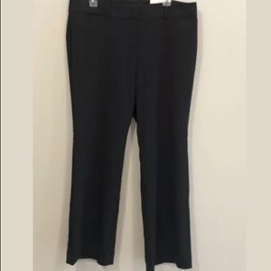 LOFT ORIGINAL TROUSER STRAIGHT-FIT BLK Pant Sz 14P